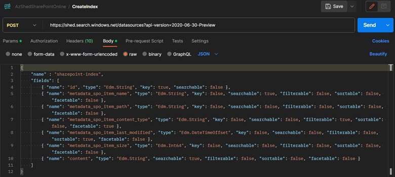 SharePoint Index